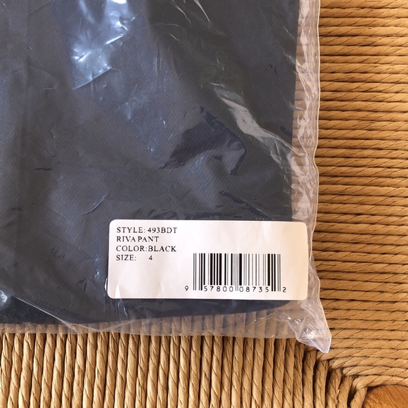 APIECE APART RIVA PANT black sz 4 NWT still in original packaging - Picture 3 of 16